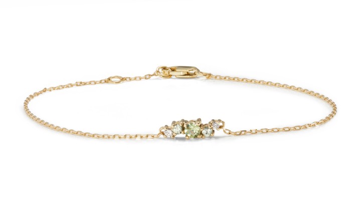 Obrazek Bransoletka LOEE Sparkle z żółtego złota z diamentami i szafirami