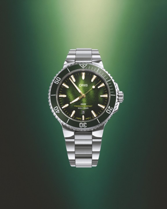 Obrazek Oris Aquis Date Kelp Forest Limited Edition