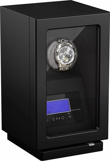 BLDC rotomat na 1 zegarek, czarny, z zasilaczem BECO 309419