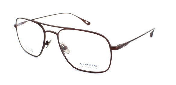 Oprawki korekcyjne Okulary Alpine ALP-2001-BRUN-ST